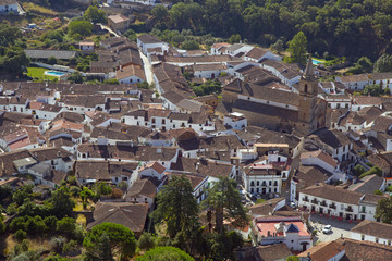 Alajar Village  from Peña de Arias Montano Spain