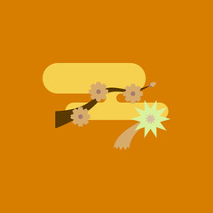 branch Vector illustration of Chinese new year celebration in flat style tree blossoming branch and fireworks