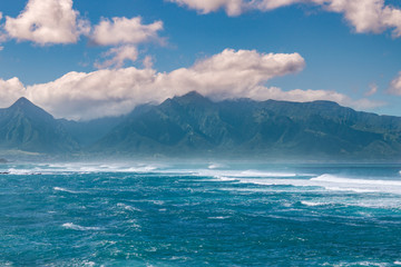 Naklejka na ściany i meble Powerful Waves from Ho'okipa on theMaui