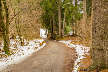 mountain dirt road