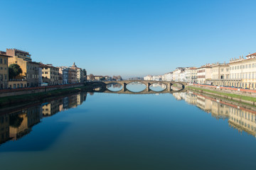 Ponte alla Carraia bridge on the Arno river in Florence