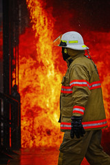 Fototapeta premium Live Fire Training Project