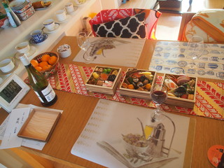 Japanese food of the New Year dishes tradition