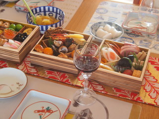 Japanese food of the New Year dishes tradition