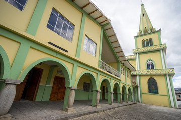 colonial cathedral in Colombia 
