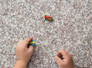 hand child playing toys,development