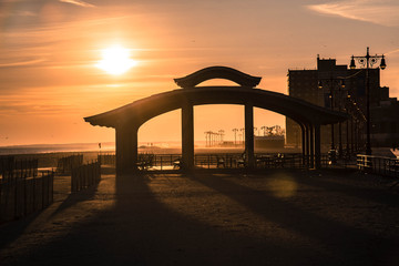 Sunset at Coney Island