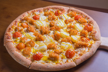 Korean style pizza