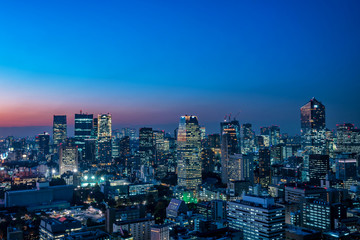 東京都心の夜景