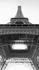 Eiffel Tower, Black and White, Paris