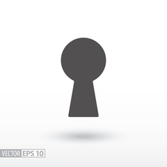 Keyhole - flat icon