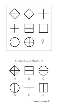 IQ Test. Choose Correct Answer