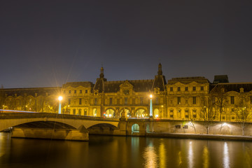 Fototapeta na wymiar View on Paris at night