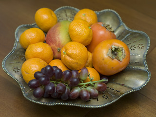 Fruits In Antique Vase