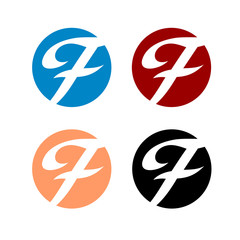 Initial Letter F Icon