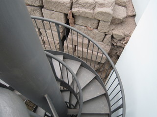 Obraz premium Stairway, Temple Foundations, Capitoline Museums
