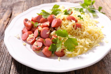 rice with sausage