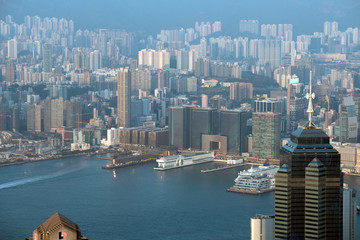 香港・ビクトリアピークからの風景