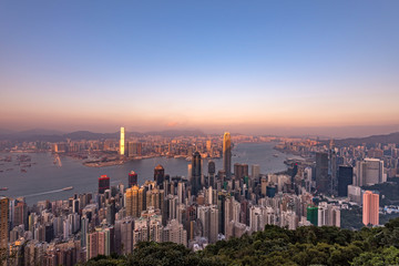 Fototapeta premium 香港・ビクトリアピークからの風景
