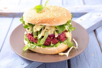 vegan burger