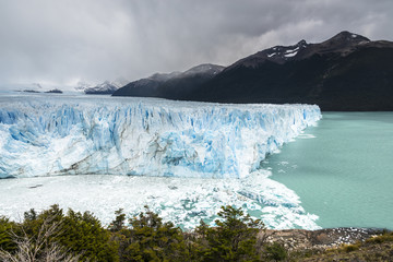 Amazing view of Perito Moreno Glacier. Patagonia. Argentinian 