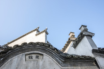 traditional Chinese Hui Style Architecture, Anhui province, China