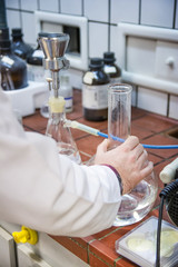 Working At Laboratory