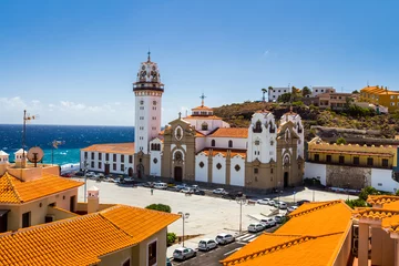 Zelfklevend Fotobehang beautiful Basilica de Candelaria church in Tenerife, Canary Islands, Spain © daliu