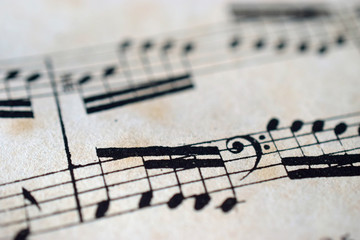 Fototapeta premium Musiknoten