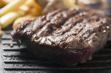 Grilled steak 