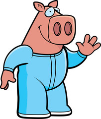Cartoon Pig Pajamas