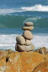 Balance am Meer
