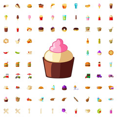 muffin icon illustration