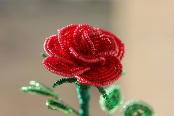  bright flower Handmade exclusive work of beads