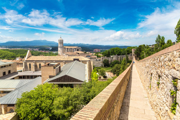 Panoramic view of Girona