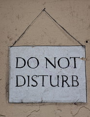 do not disturb, graffiti