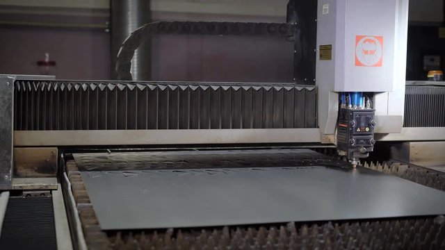 High precision CNC laser cutting metal sheet. Modern technologies allow to receive high-precision parts. Programmable machines operate efficiently and without the exemption