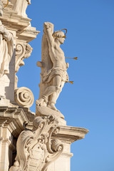 Fototapeta na wymiar Holy Trinity Column, Budapest, Hungary
