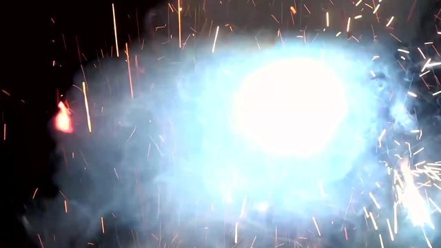 Silvesterfeuerwerk, Silvestervulkan, Feuerwerk