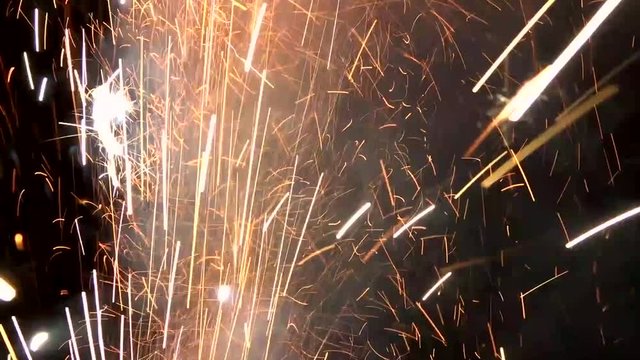 Silvesterfeuerwerk, Silvestervulkan, Feuerwerk