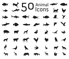 Animal icon set