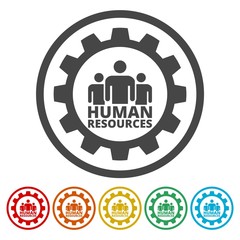 Human resources sign icon 