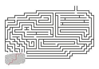 Vector Maze with Answer 26