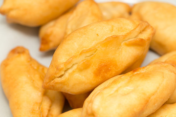 cakes fried in a pan