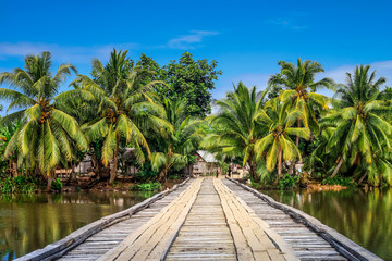 Fototapeta na wymiar Bridge to paradise