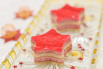 Biscuit in star shape