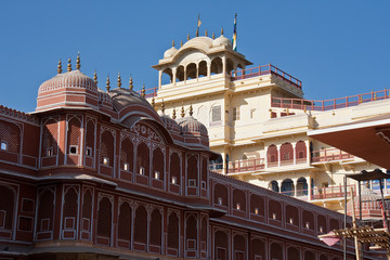 Fototapeta premium Nordindien - Rajasthan - Jaipur - Stadtpalast