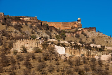 Fototapeta na wymiar Nordindien - Rajasthan - Amber Fort