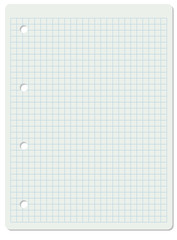  white school paper sheet