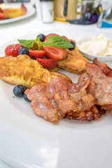 french toast style croissant